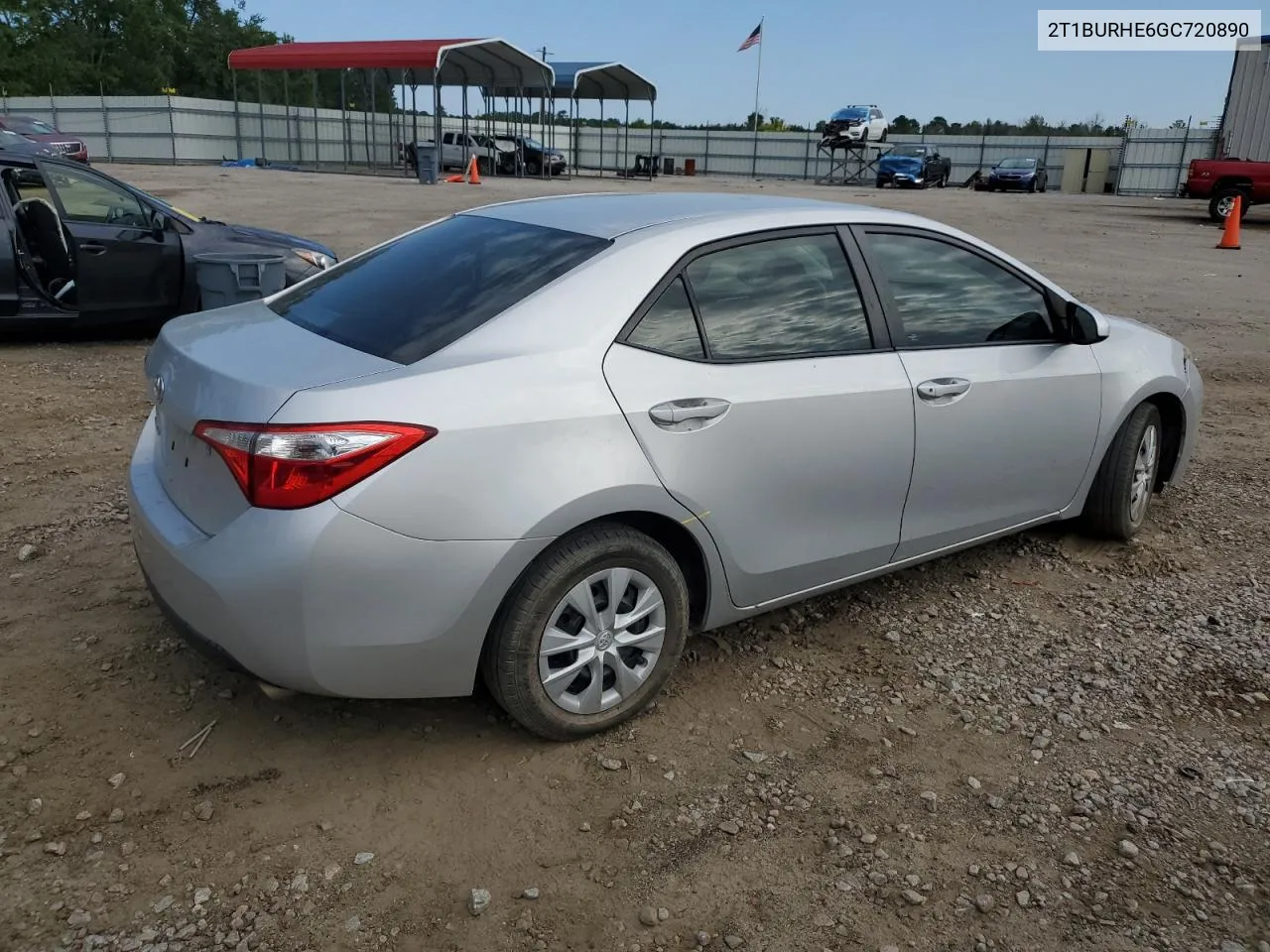 2T1BURHE6GC720890 2016 Toyota Corolla L