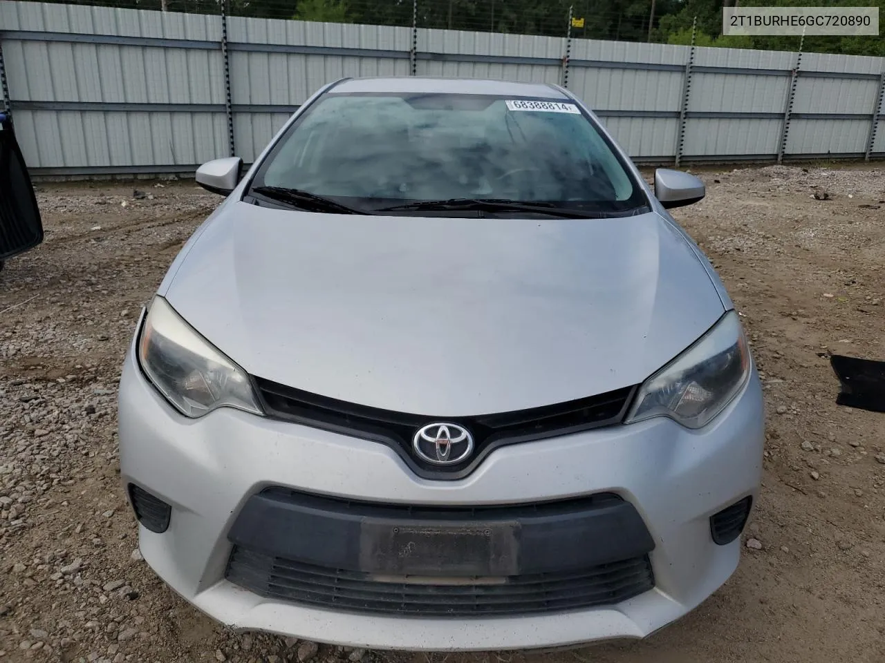 2016 Toyota Corolla L VIN: 2T1BURHE6GC720890 Lot: 68388814