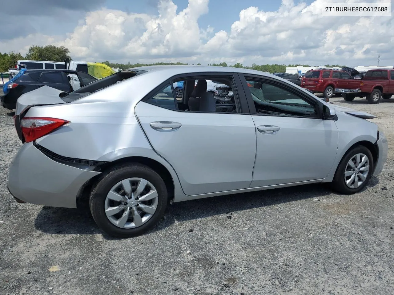 2016 Toyota Corolla L VIN: 2T1BURHE8GC612688 Lot: 68392234