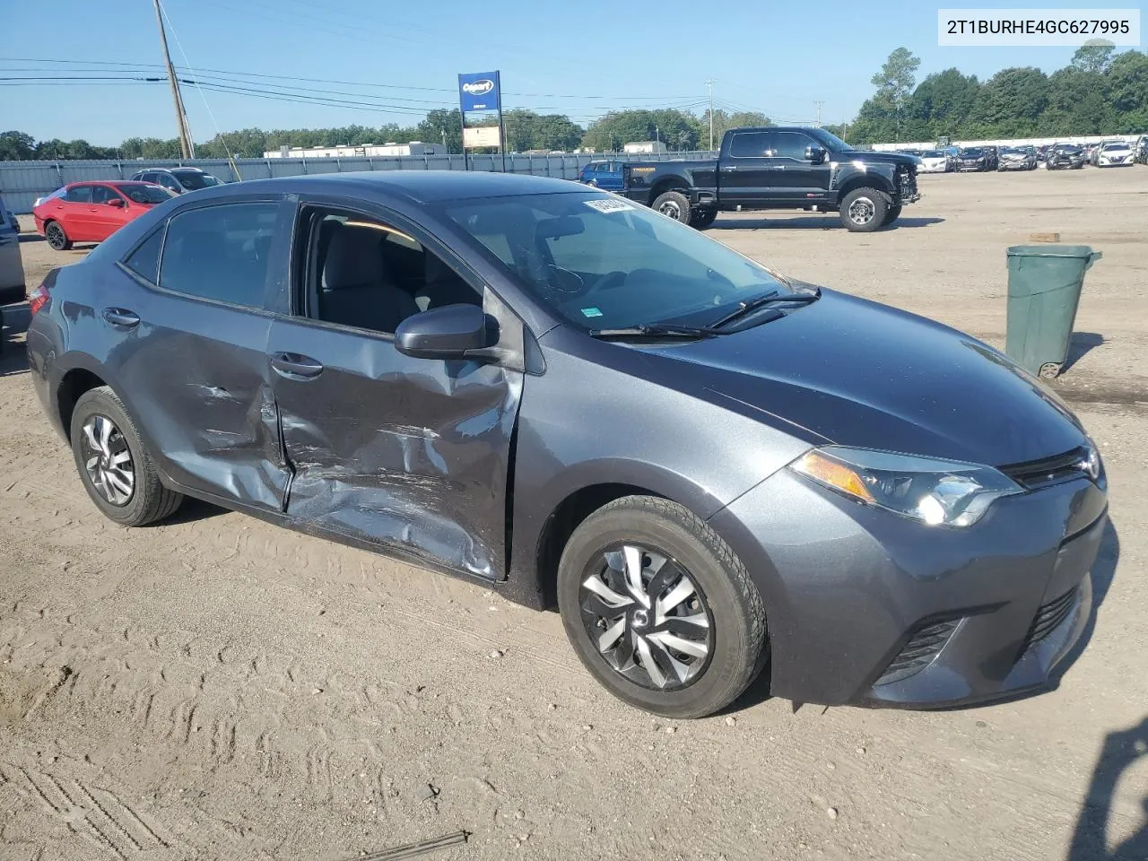 2016 Toyota Corolla L VIN: 2T1BURHE4GC627995 Lot: 68423434