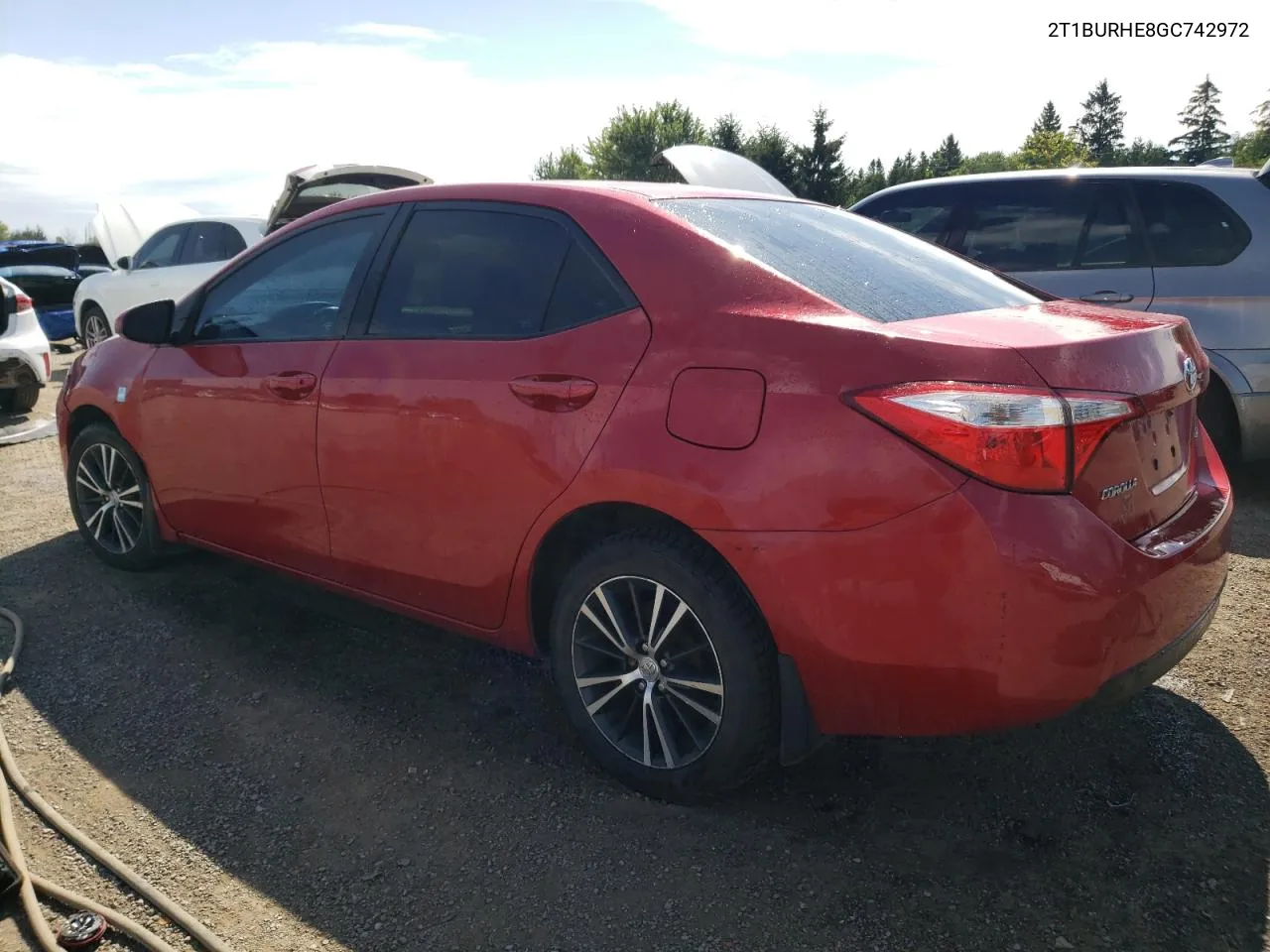 2016 Toyota Corolla L VIN: 2T1BURHE8GC742972 Lot: 68430074