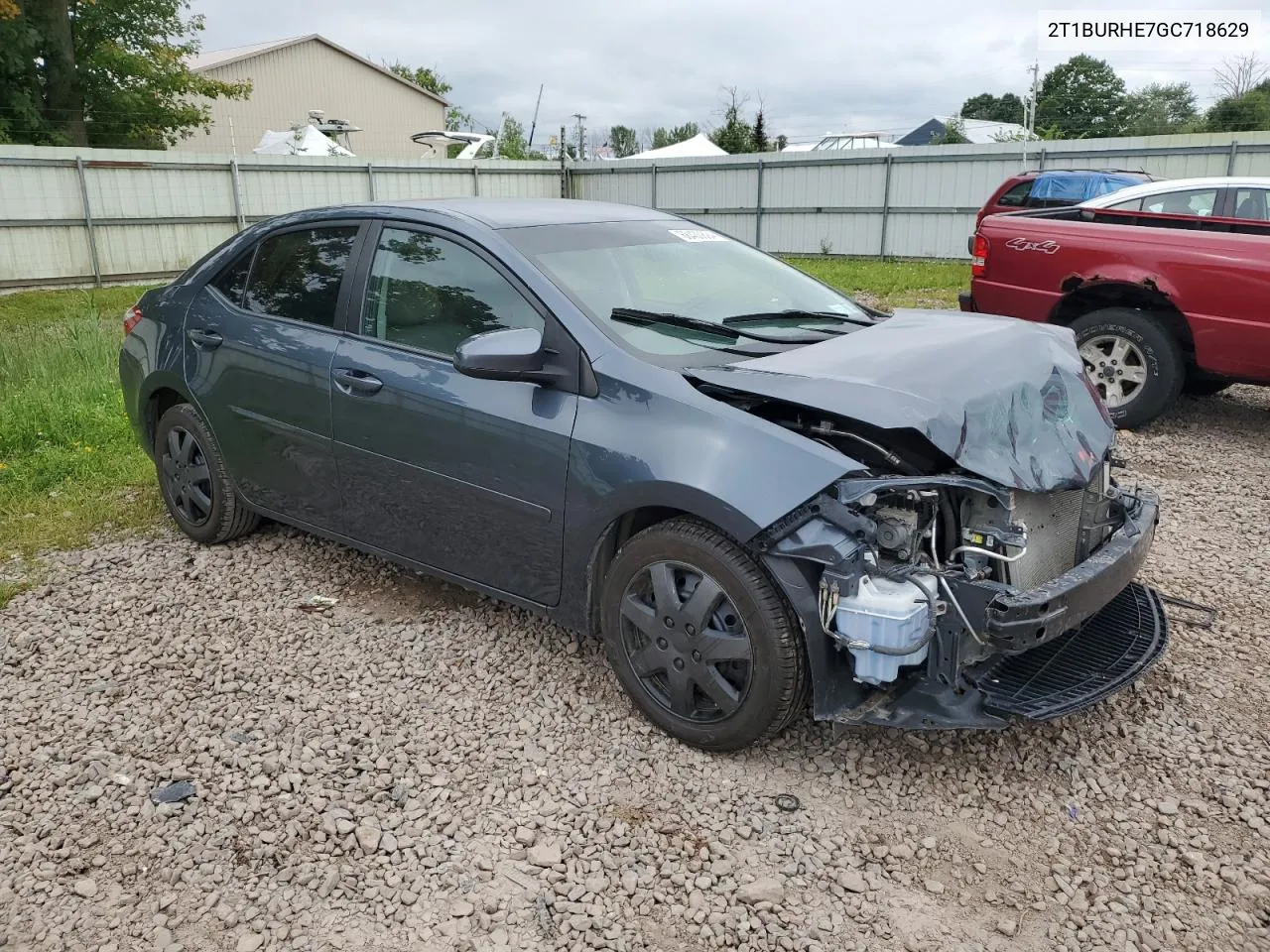 2016 Toyota Corolla L VIN: 2T1BURHE7GC718629 Lot: 68430894