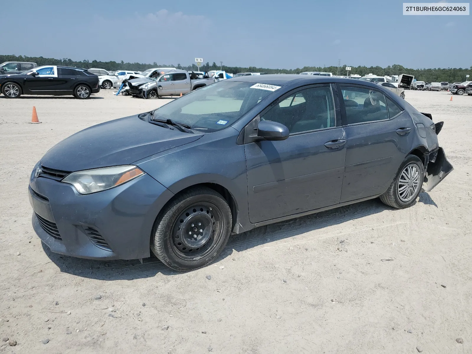 2016 Toyota Corolla L VIN: 2T1BURHE6GC624063 Lot: 68466084