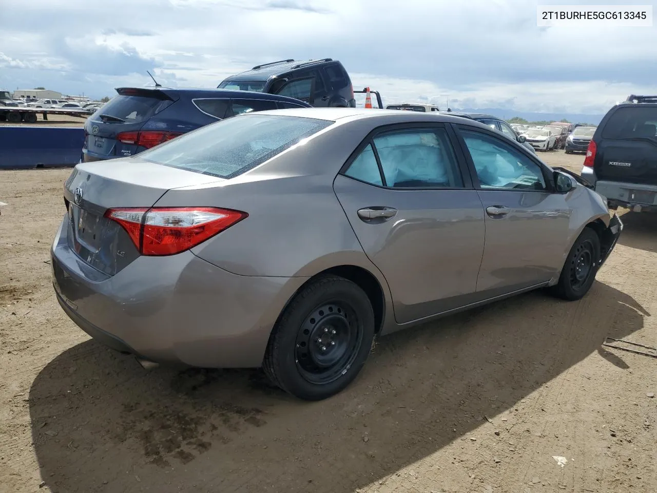 2016 Toyota Corolla L VIN: 2T1BURHE5GC613345 Lot: 68512014