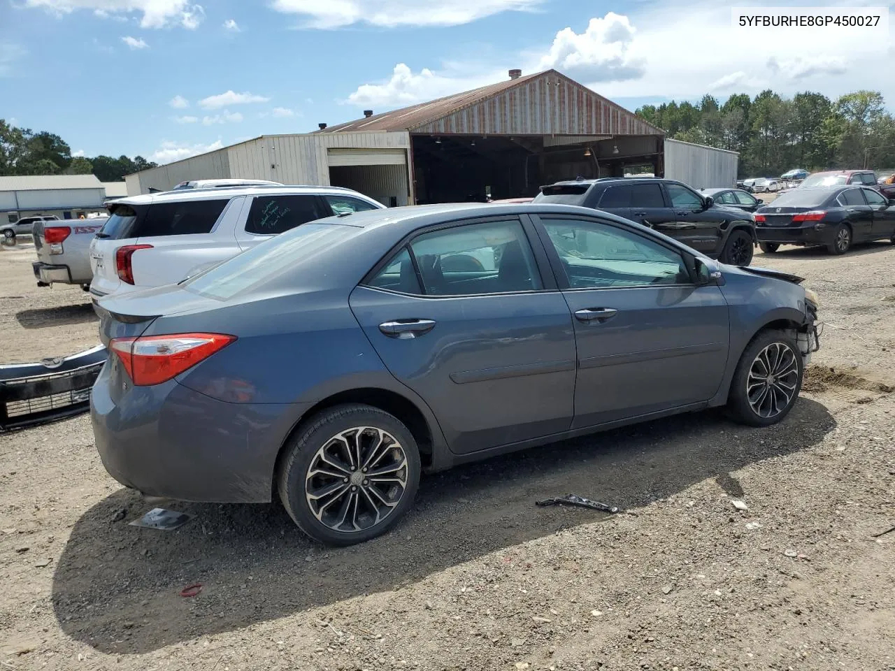 2016 Toyota Corolla L VIN: 5YFBURHE8GP450027 Lot: 68751074