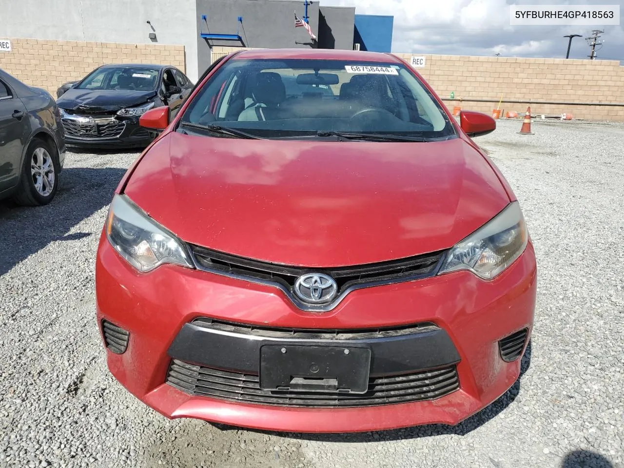 5YFBURHE4GP418563 2016 Toyota Corolla L