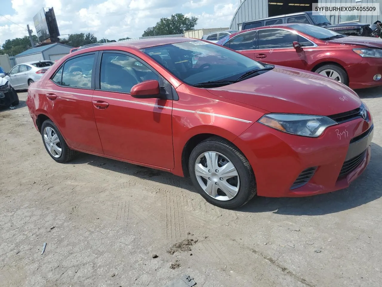 5YFBURHEXGP405509 2016 Toyota Corolla L