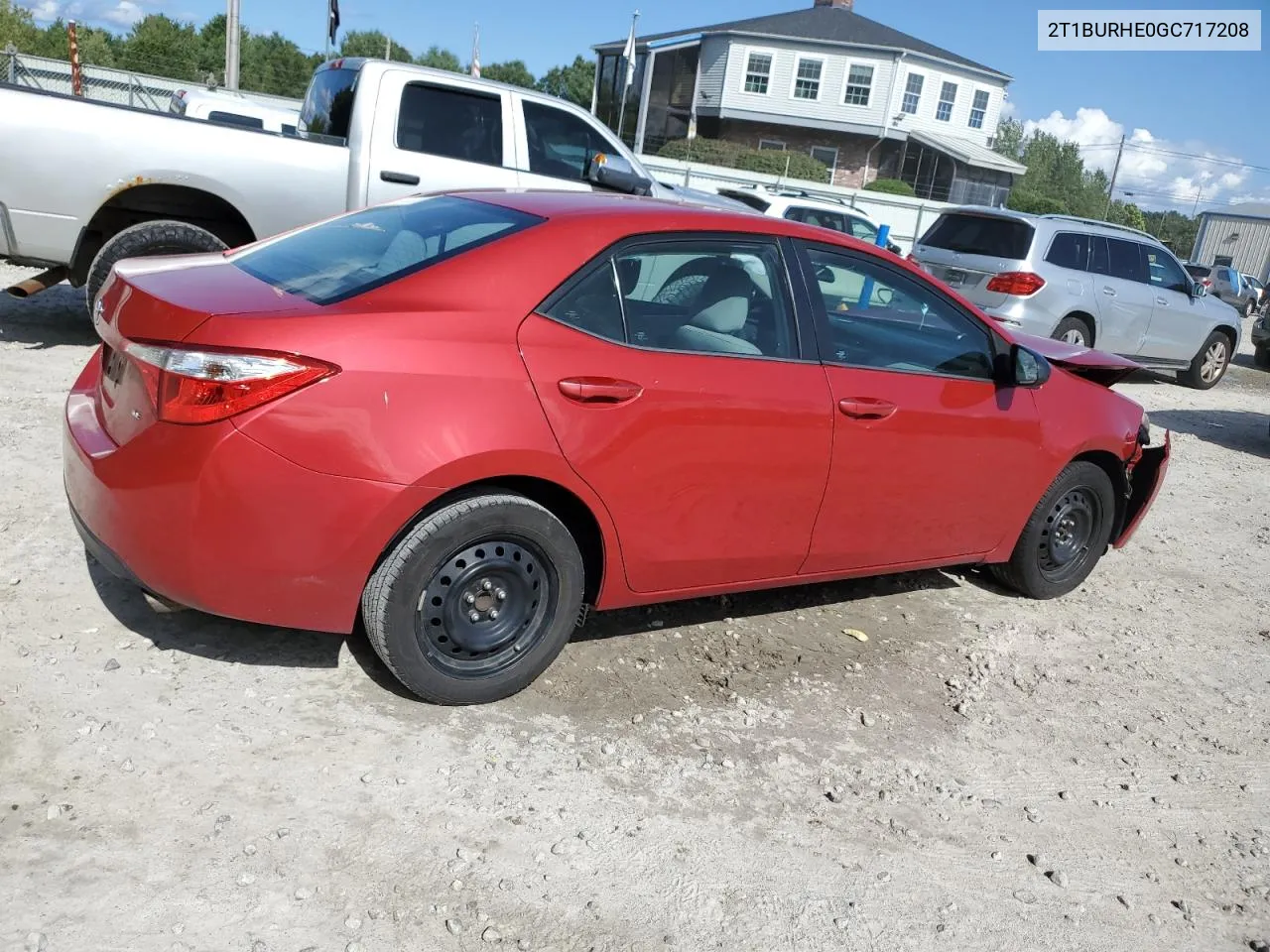 2016 Toyota Corolla L VIN: 2T1BURHE0GC717208 Lot: 68792534