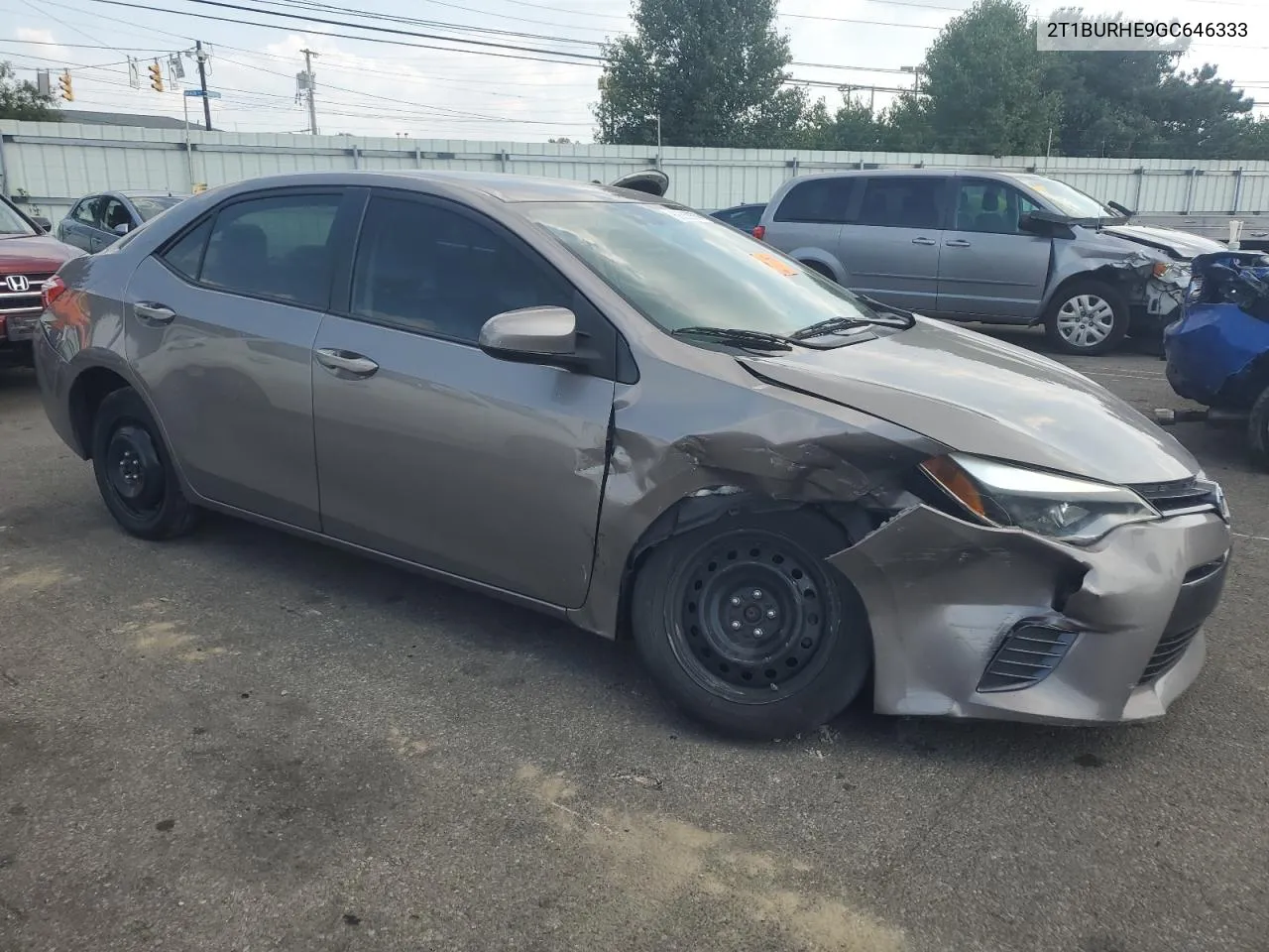 2016 Toyota Corolla L VIN: 2T1BURHE9GC646333 Lot: 68858664