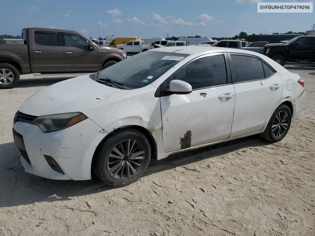 2016 Toyota Corolla L VIN: 5YFBURHE7GP479096 Lot: 68893074