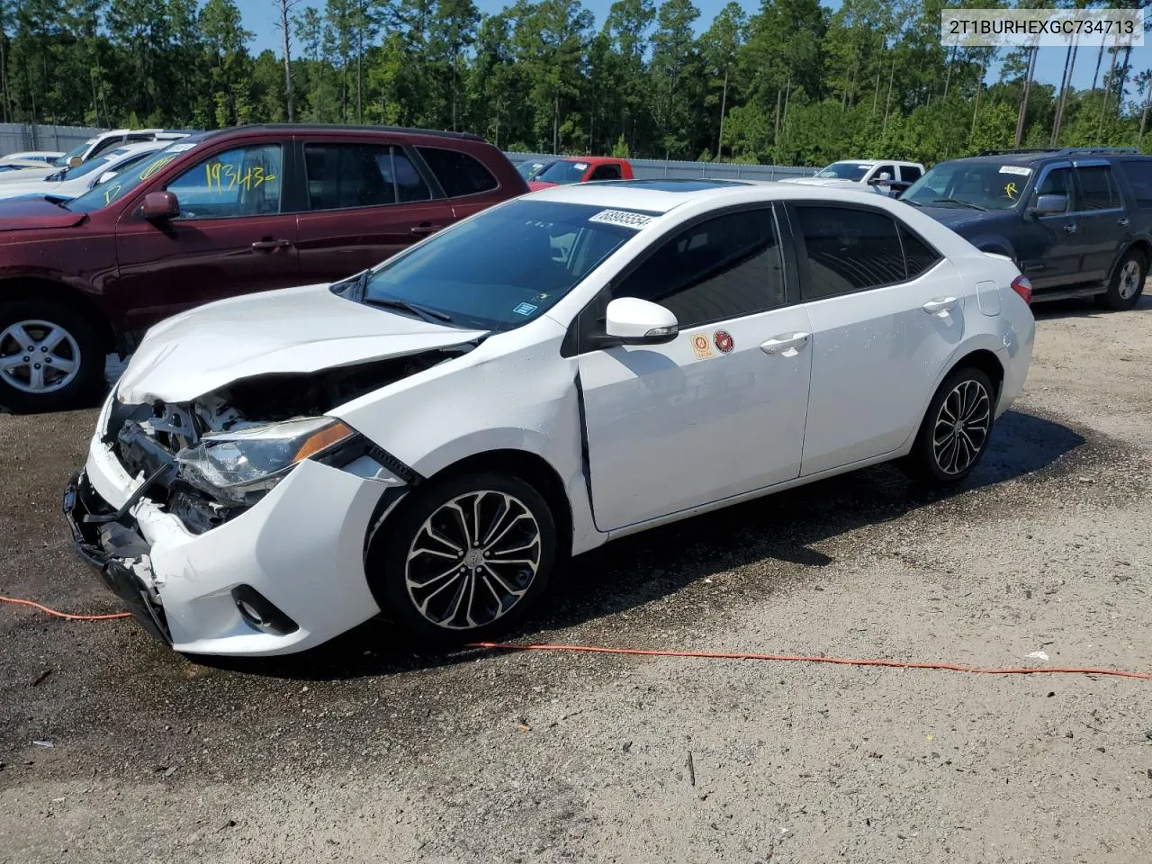 2016 Toyota Corolla L VIN: 2T1BURHEXGC734713 Lot: 68985554