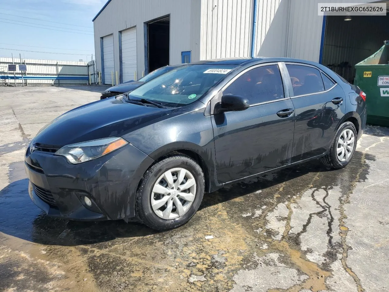 2016 Toyota Corolla L VIN: 2T1BURHEXGC652626 Lot: 69004824