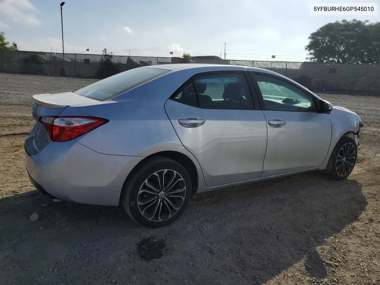 5YFBURHE6GP545010 2016 Toyota Corolla L