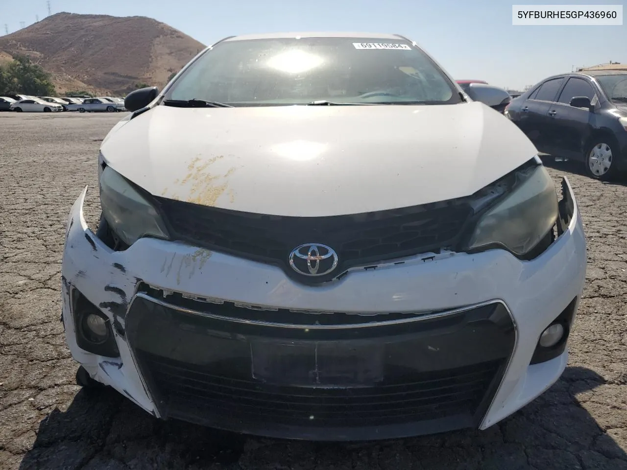 5YFBURHE5GP436960 2016 Toyota Corolla L