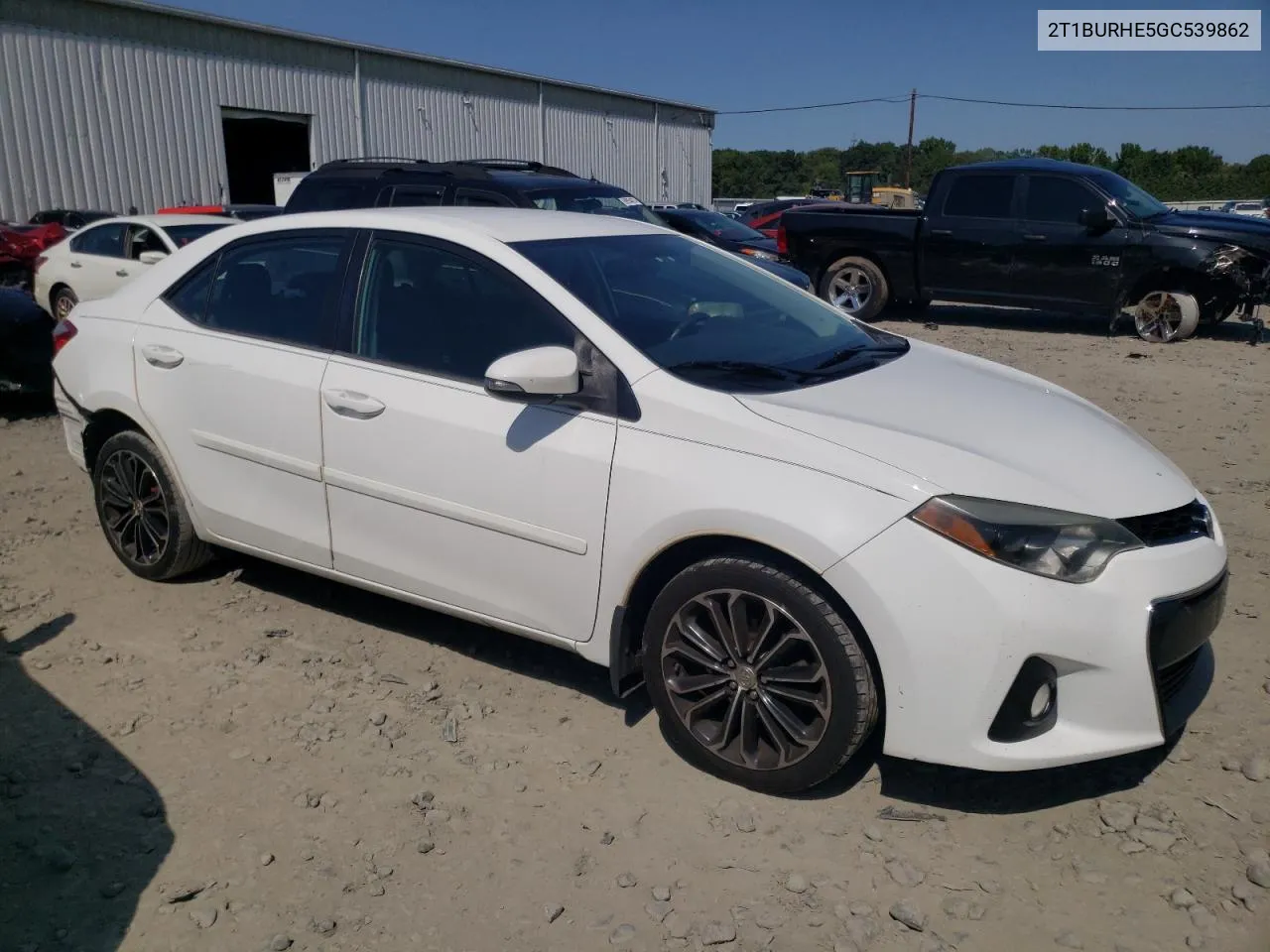 2016 Toyota Corolla L VIN: 2T1BURHE5GC539862 Lot: 69265614