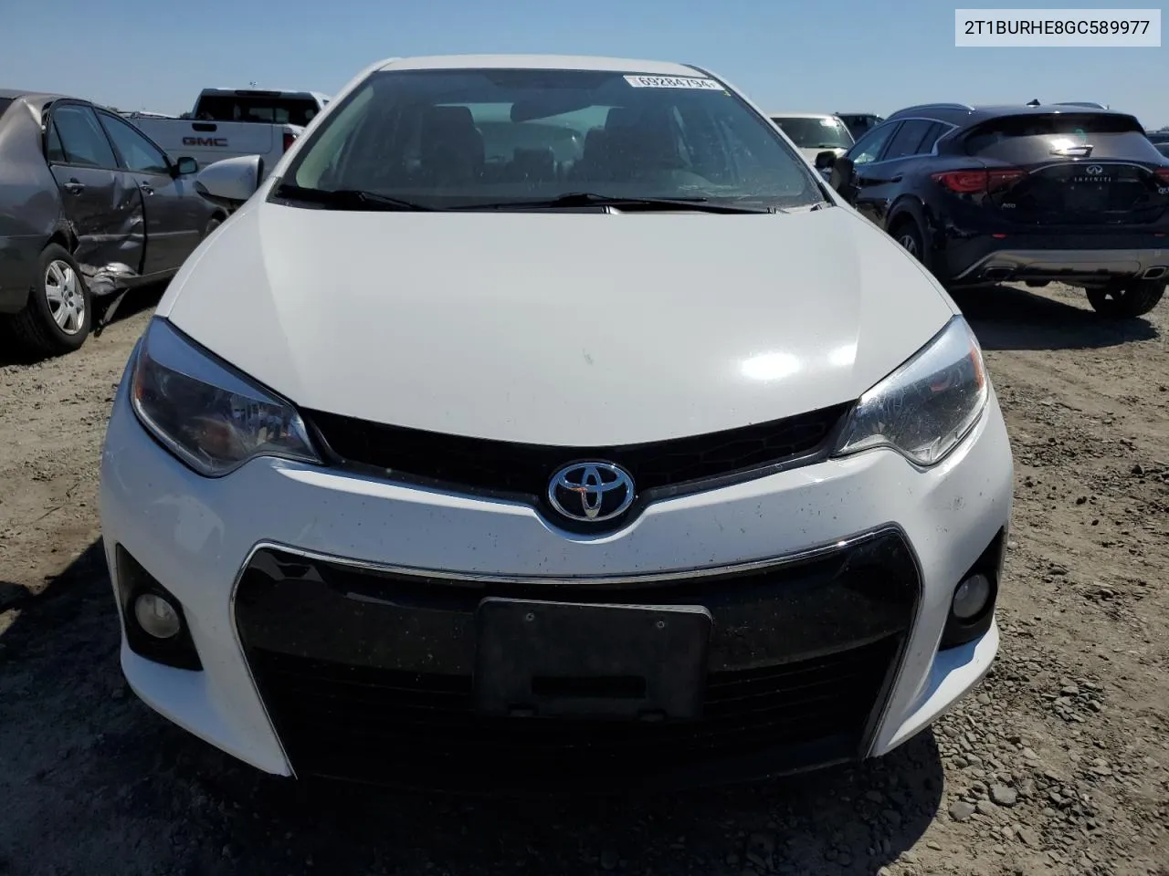 2016 Toyota Corolla L VIN: 2T1BURHE8GC589977 Lot: 69284794