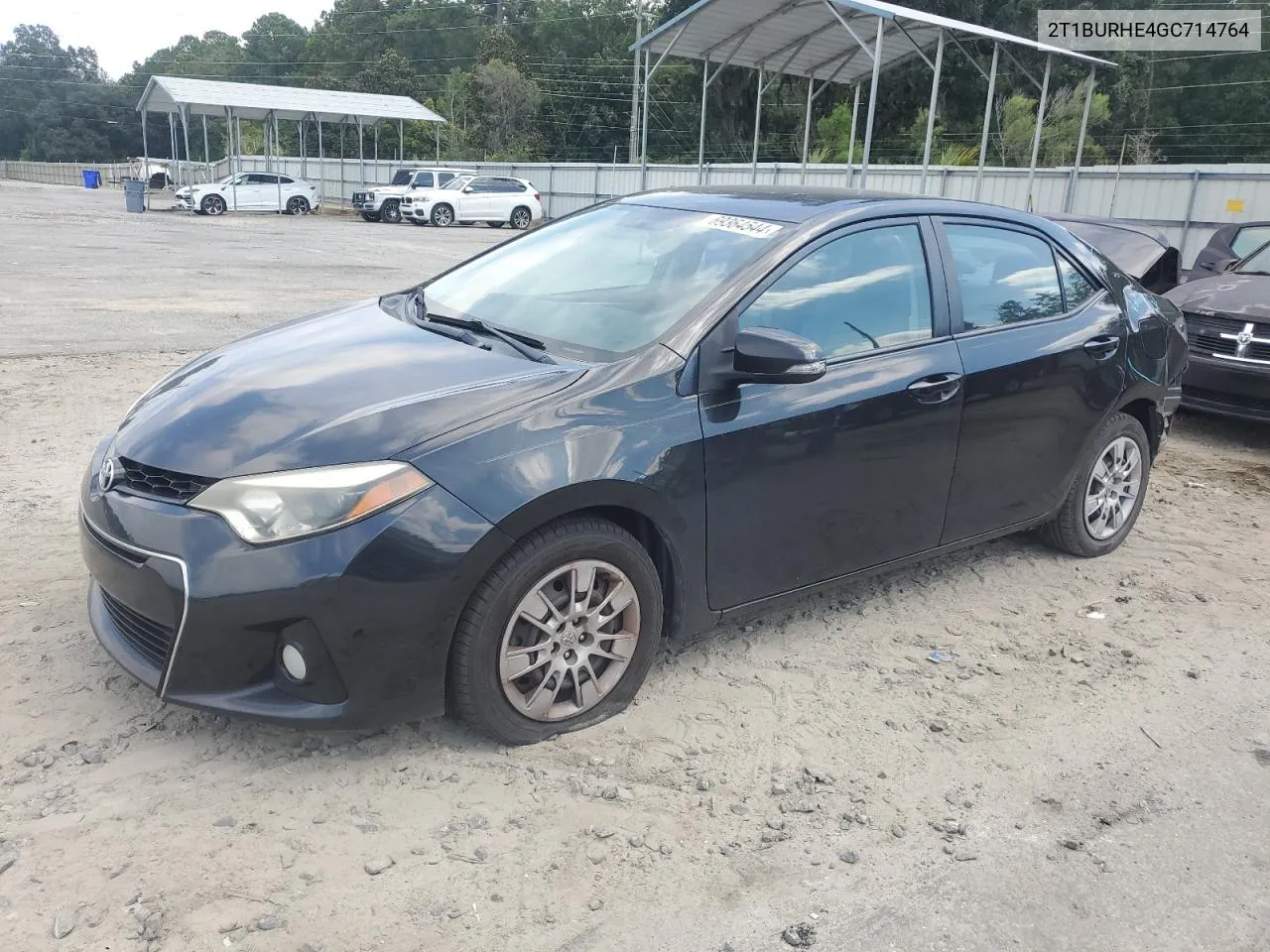 2016 Toyota Corolla L VIN: 2T1BURHE4GC714764 Lot: 69364544