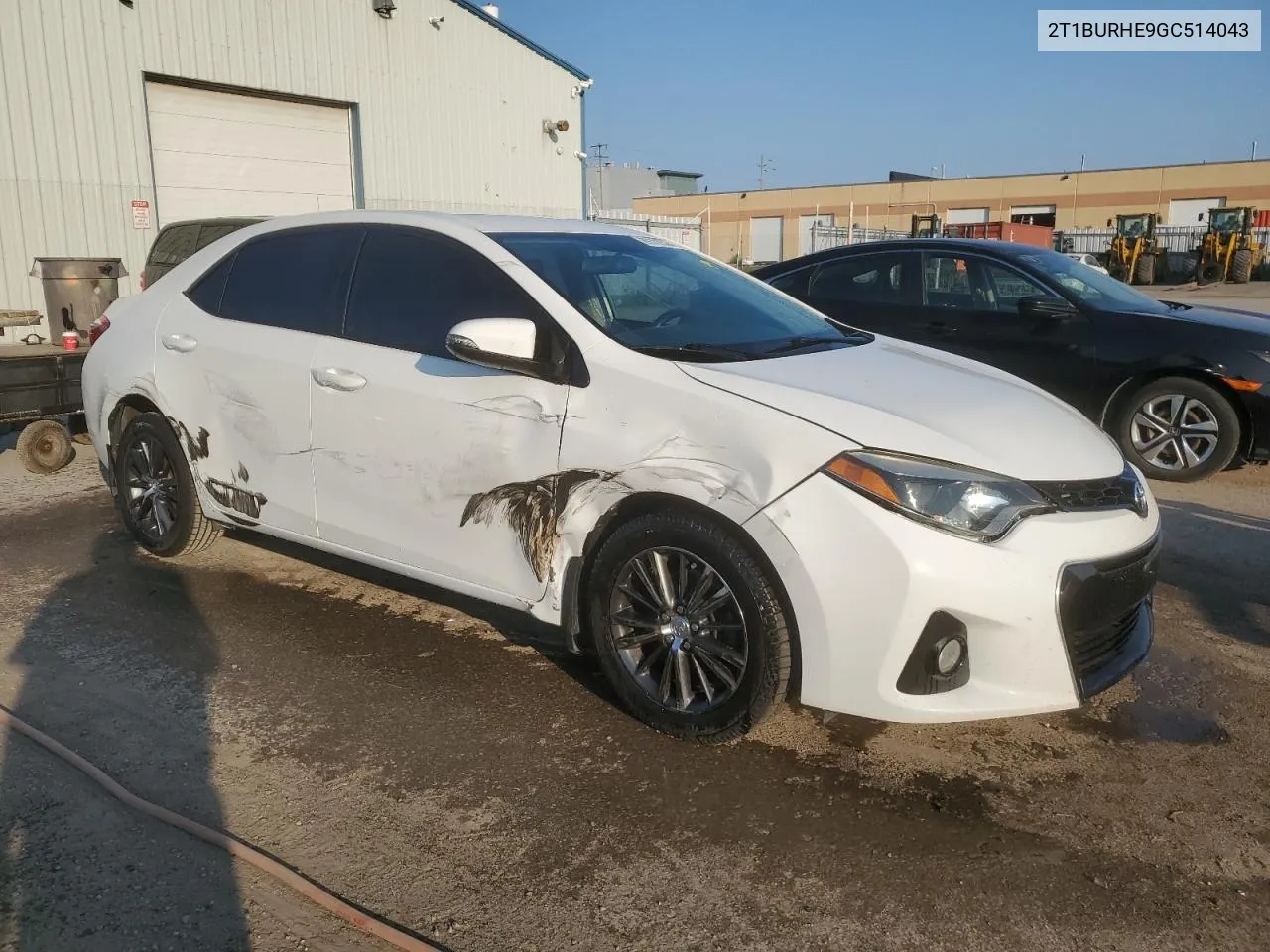 2016 Toyota Corolla L VIN: 2T1BURHE9GC514043 Lot: 69372324