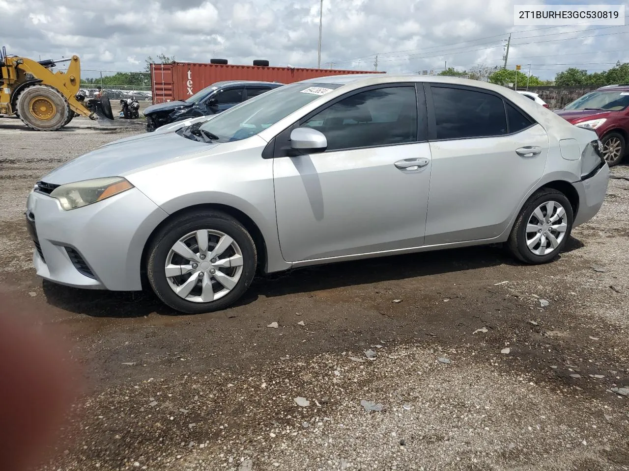 2016 Toyota Corolla L VIN: 2T1BURHE3GC530819 Lot: 69428624