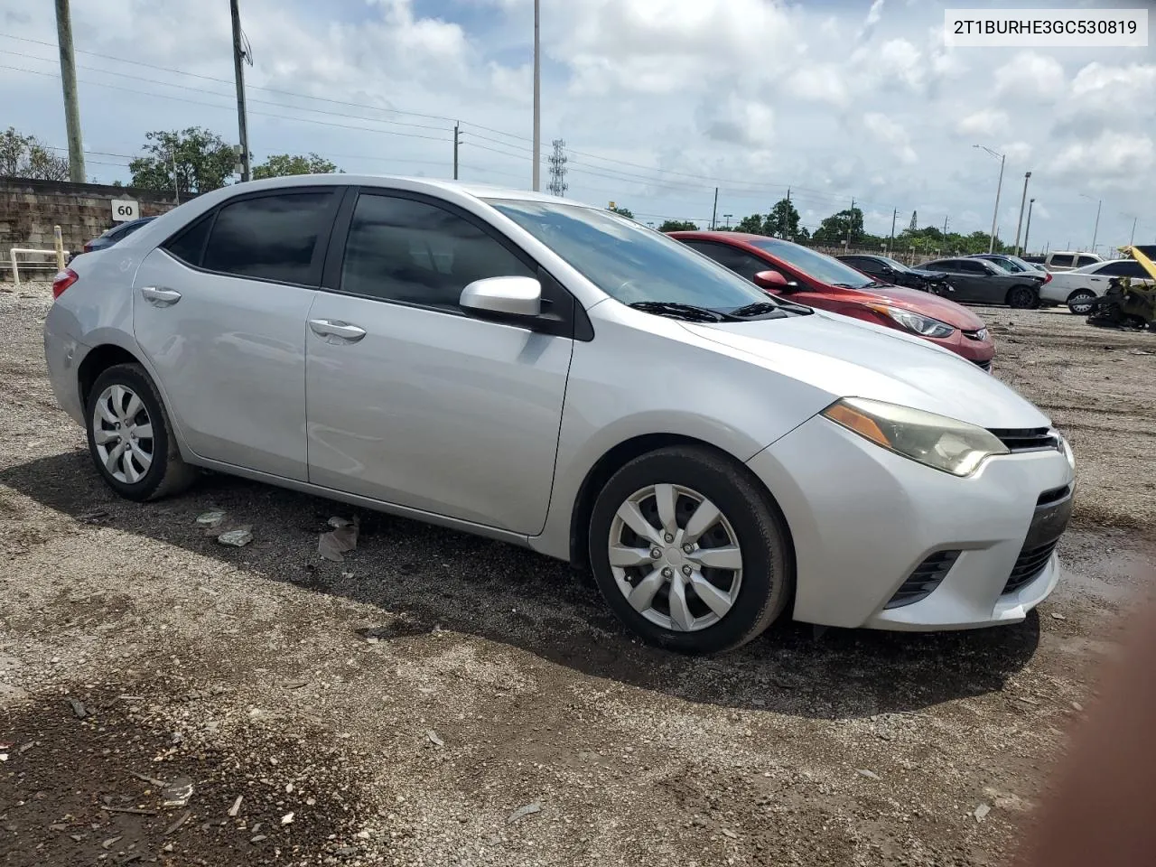 2016 Toyota Corolla L VIN: 2T1BURHE3GC530819 Lot: 69428624