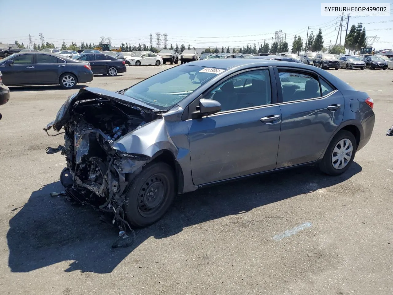 2016 Toyota Corolla L VIN: 5YFBURHE6GP499002 Lot: 69513064