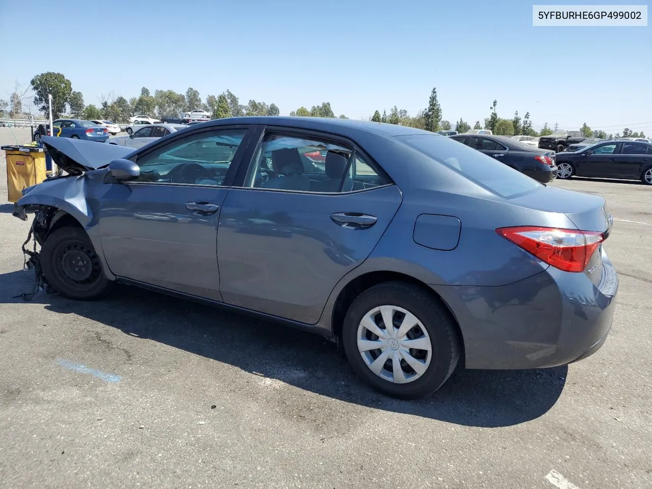 2016 Toyota Corolla L VIN: 5YFBURHE6GP499002 Lot: 69513064