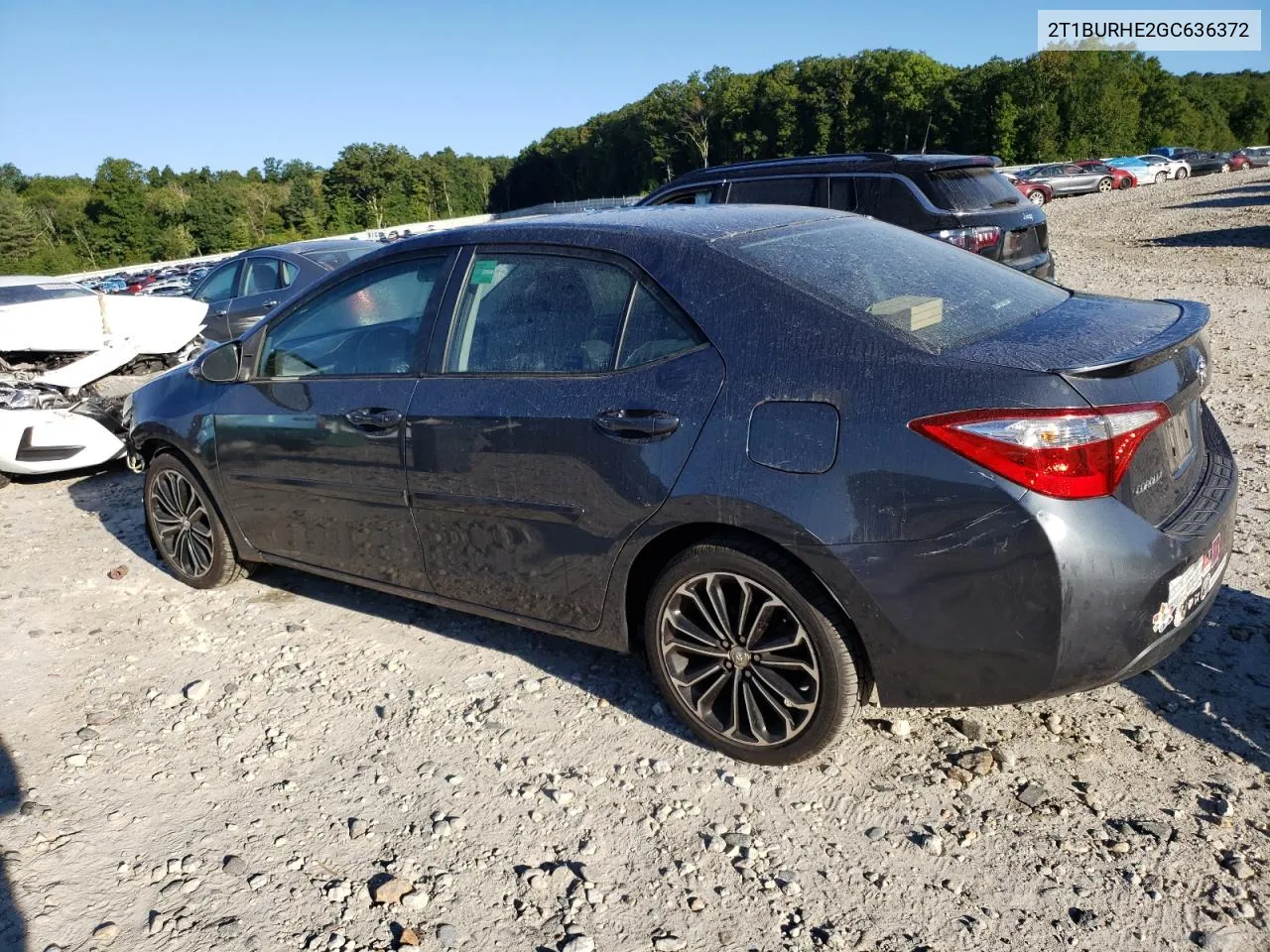 2016 Toyota Corolla L VIN: 2T1BURHE2GC636372 Lot: 69626444