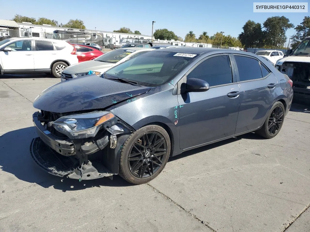 2016 Toyota Corolla L VIN: 5YFBURHE1GP440312 Lot: 69701214