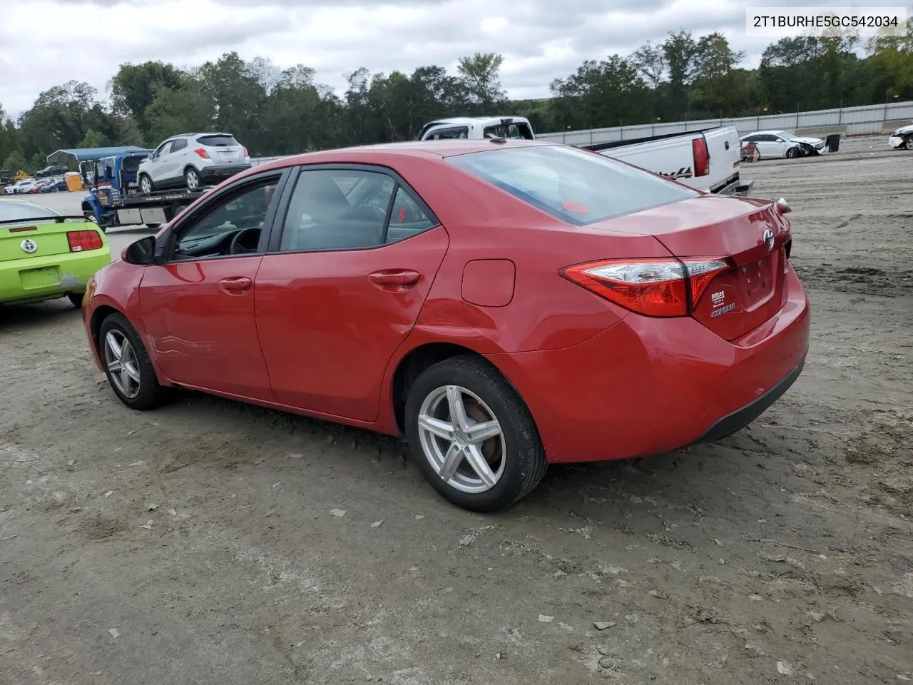 2016 Toyota Corolla L VIN: 2T1BURHE5GC542034 Lot: 69747274