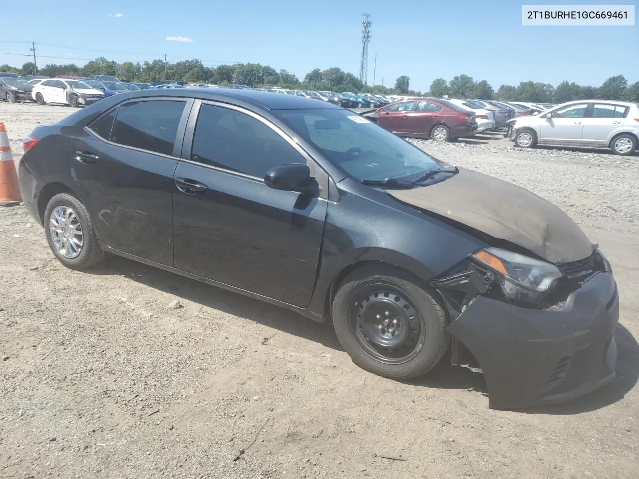 2016 Toyota Corolla L VIN: 2T1BURHE1GC669461 Lot: 69768914