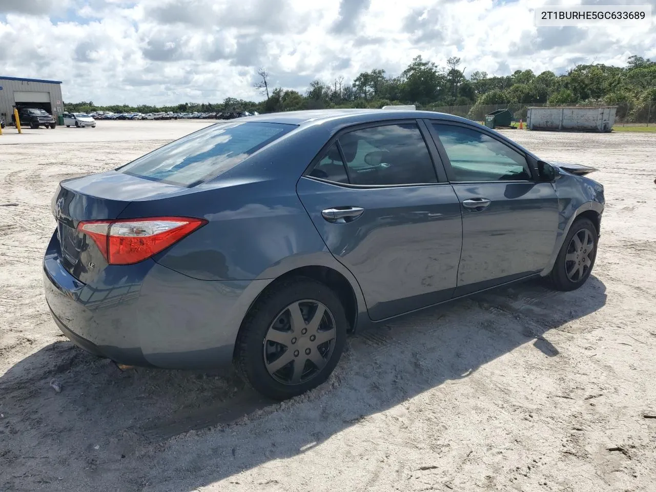 2016 Toyota Corolla L VIN: 2T1BURHE5GC633689 Lot: 69801684