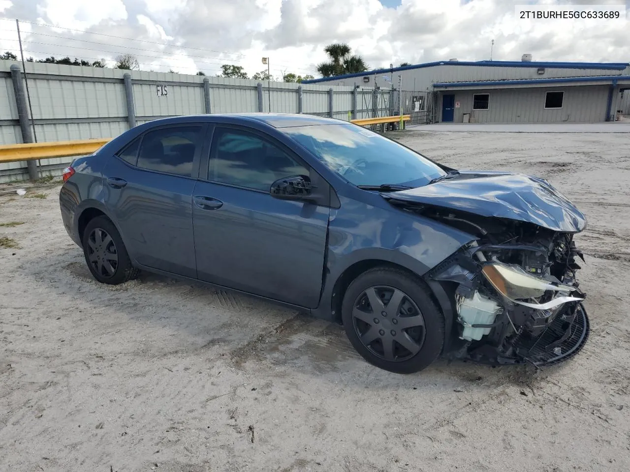 2016 Toyota Corolla L VIN: 2T1BURHE5GC633689 Lot: 69801684