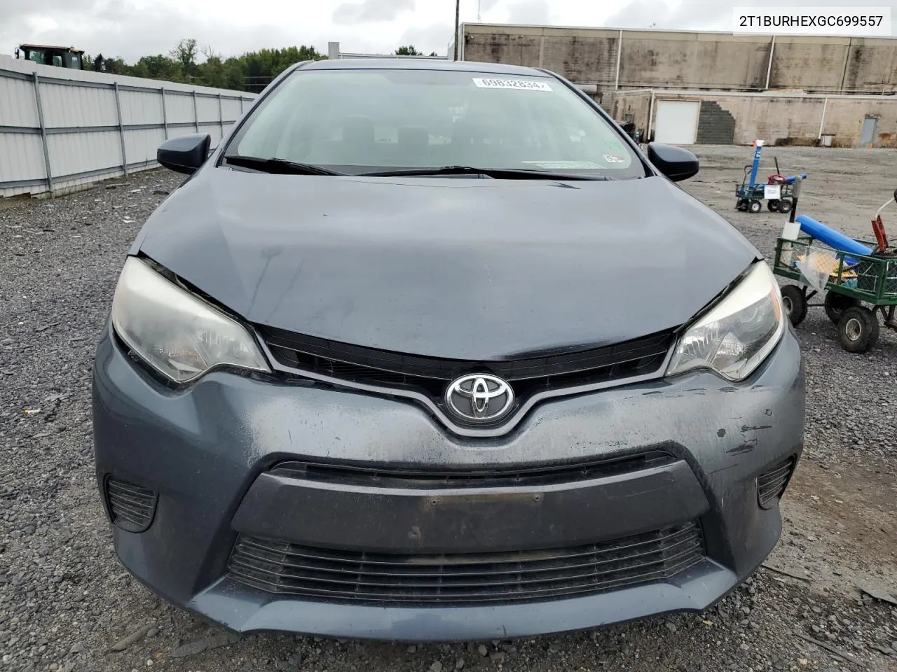 2016 Toyota Corolla L VIN: 2T1BURHEXGC699557 Lot: 69832834