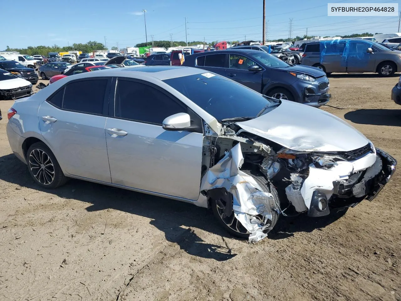 2016 Toyota Corolla L VIN: 5YFBURHE2GP464828 Lot: 69901094