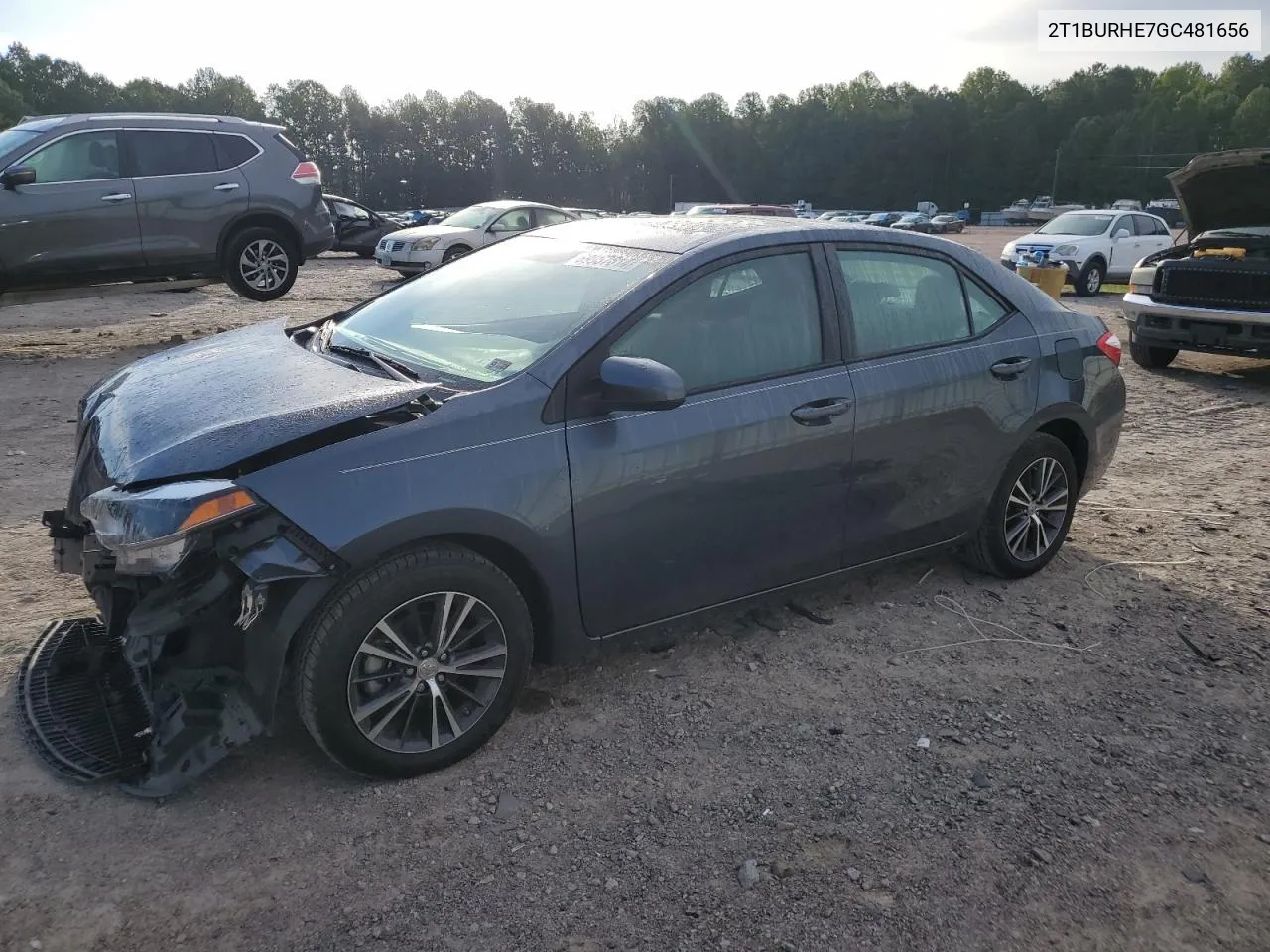 2016 Toyota Corolla L VIN: 2T1BURHE7GC481656 Lot: 69957614