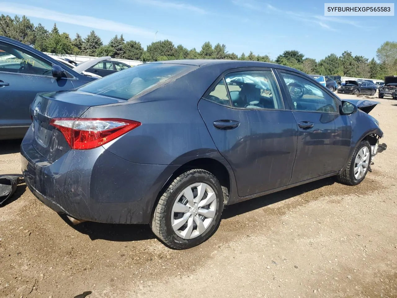 2016 Toyota Corolla L VIN: 5YFBURHEXGP565583 Lot: 69980754