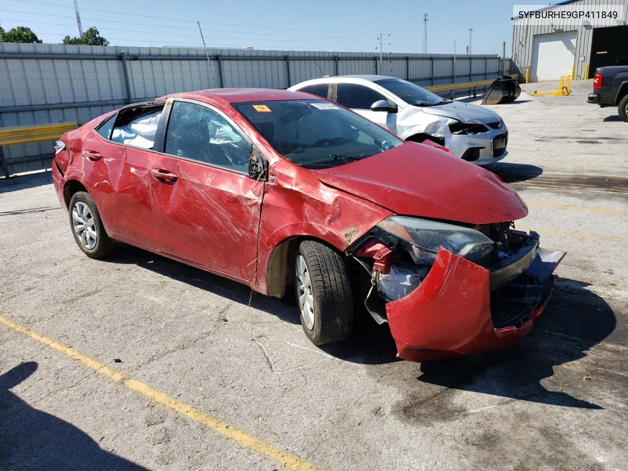 2016 Toyota Corolla L VIN: 5YFBURHE9GP411849 Lot: 70275064