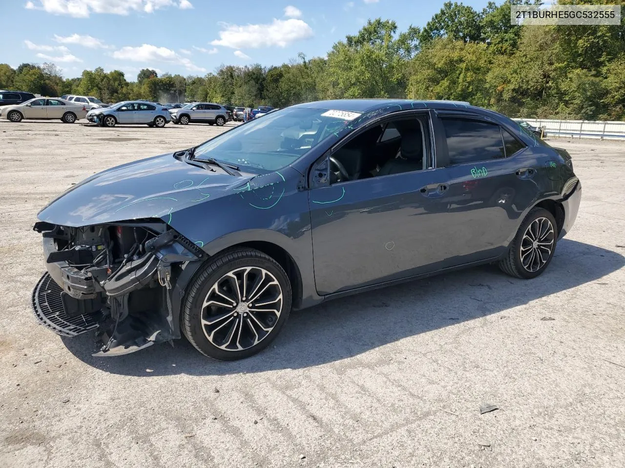 2016 Toyota Corolla L VIN: 2T1BURHE5GC532555 Lot: 70275854