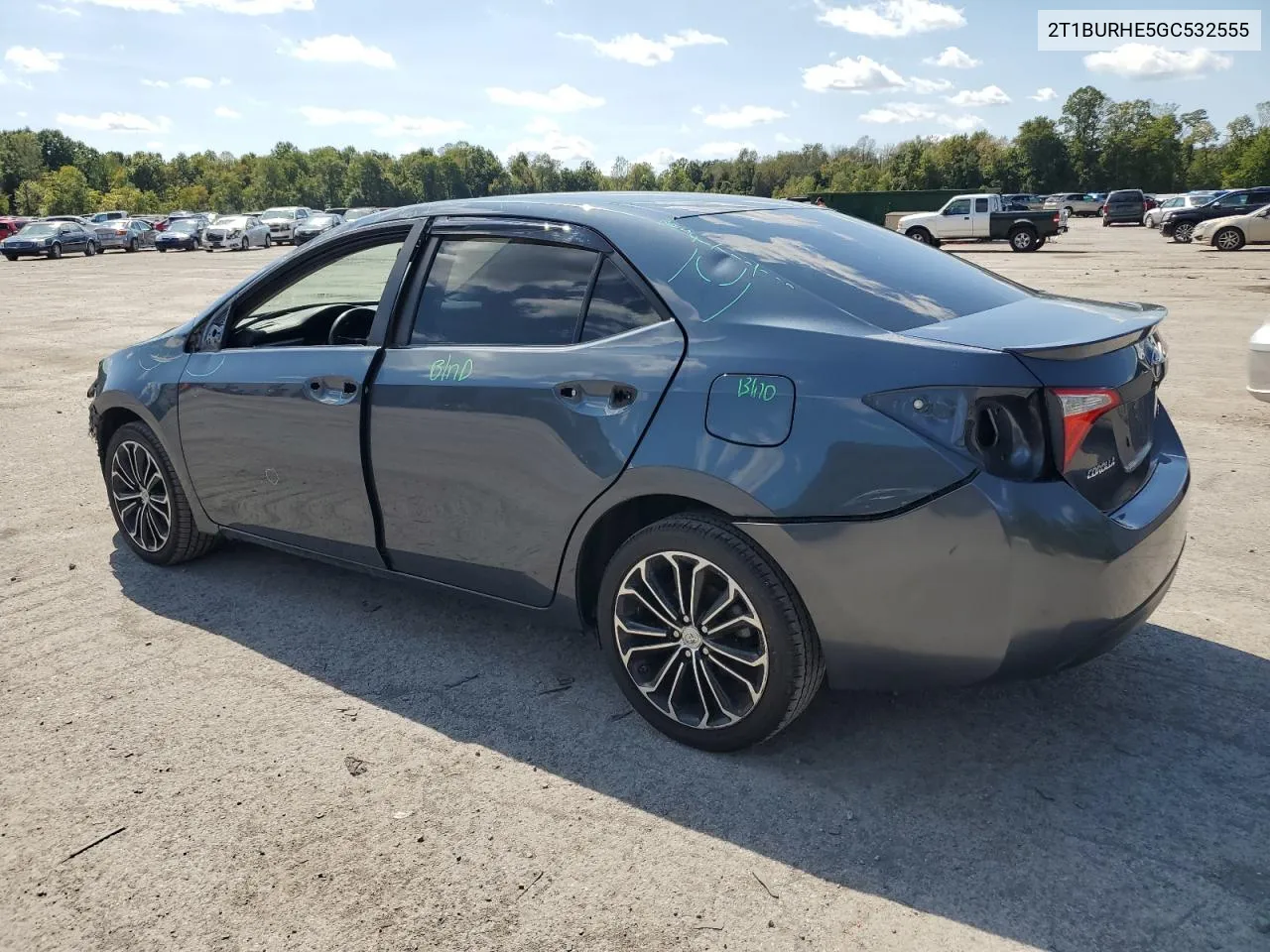 2016 Toyota Corolla L VIN: 2T1BURHE5GC532555 Lot: 70275854