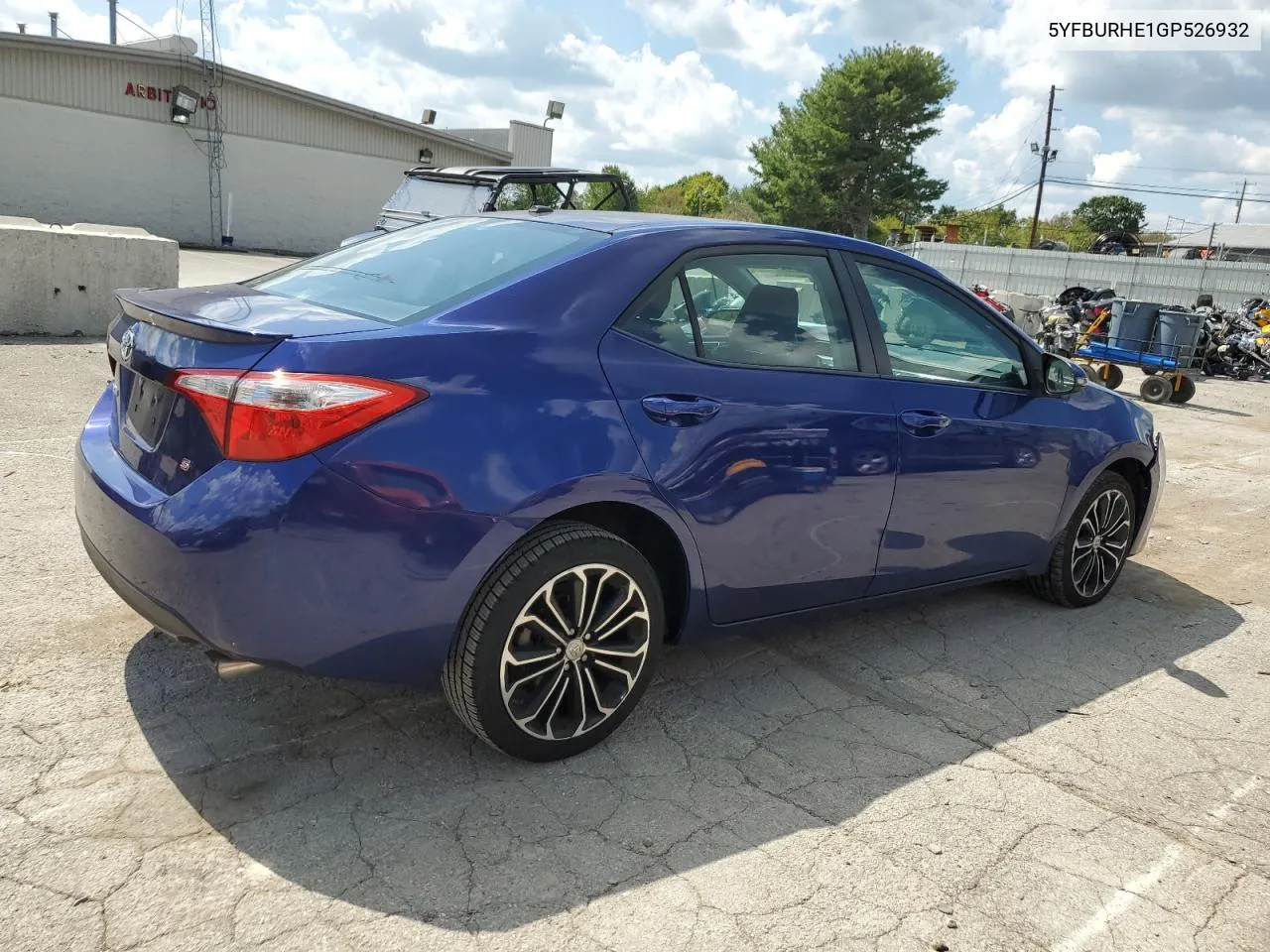 2016 Toyota Corolla L VIN: 5YFBURHE1GP526932 Lot: 70287374