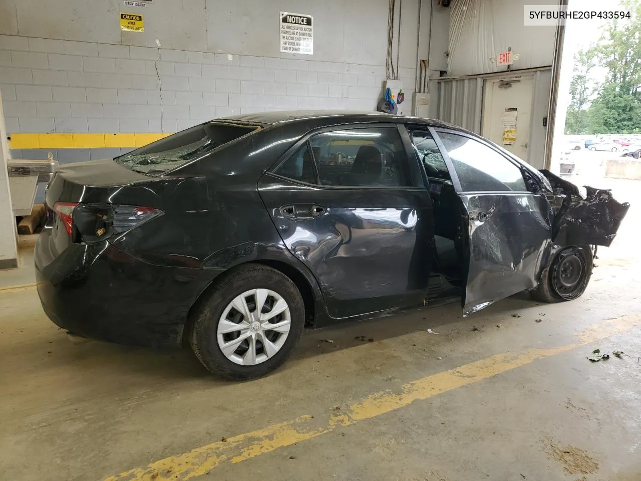 5YFBURHE2GP433594 2016 Toyota Corolla L