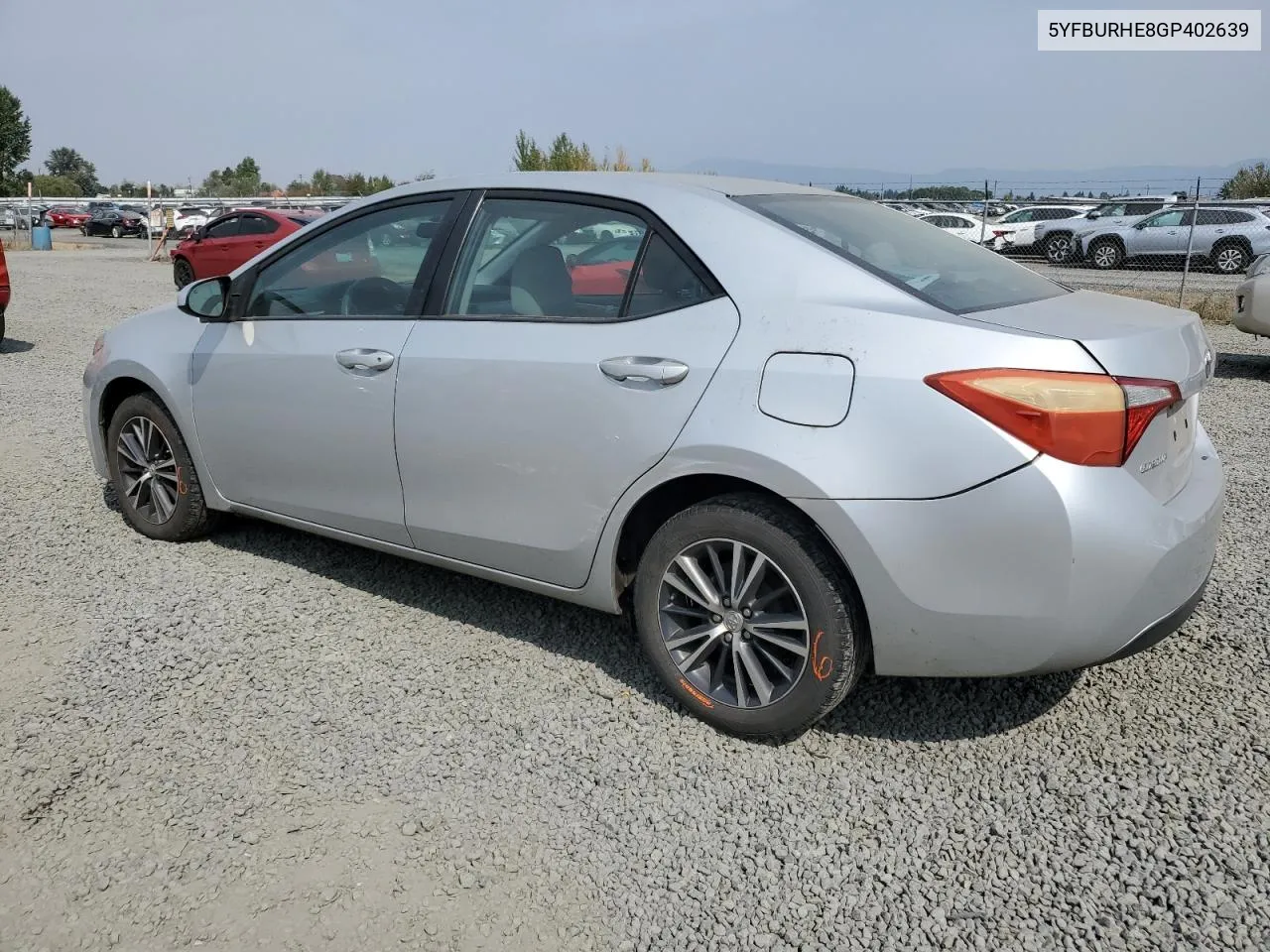 2016 Toyota Corolla L VIN: 5YFBURHE8GP402639 Lot: 70442444