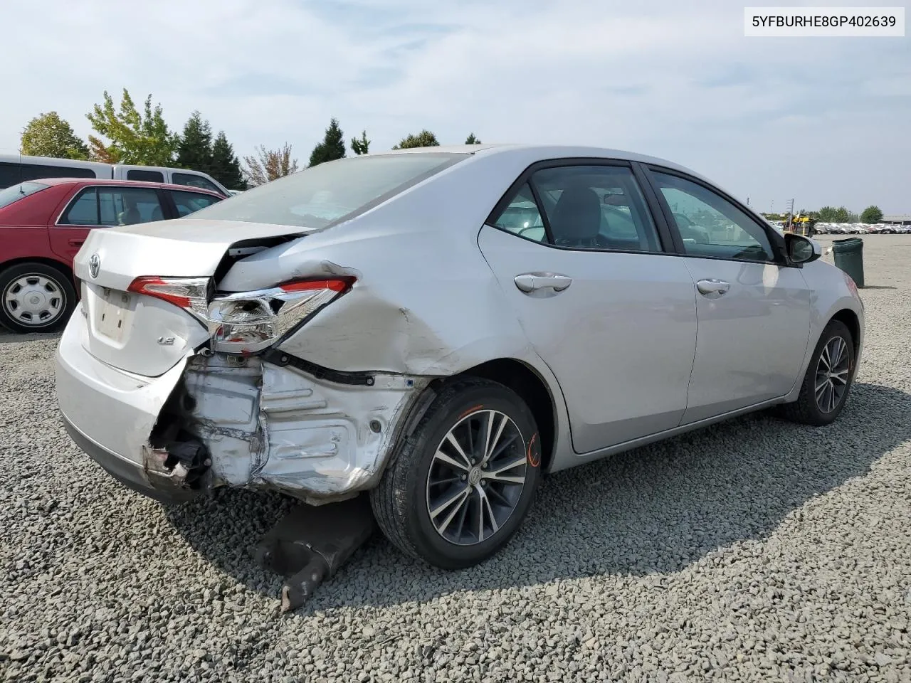 2016 Toyota Corolla L VIN: 5YFBURHE8GP402639 Lot: 70442444