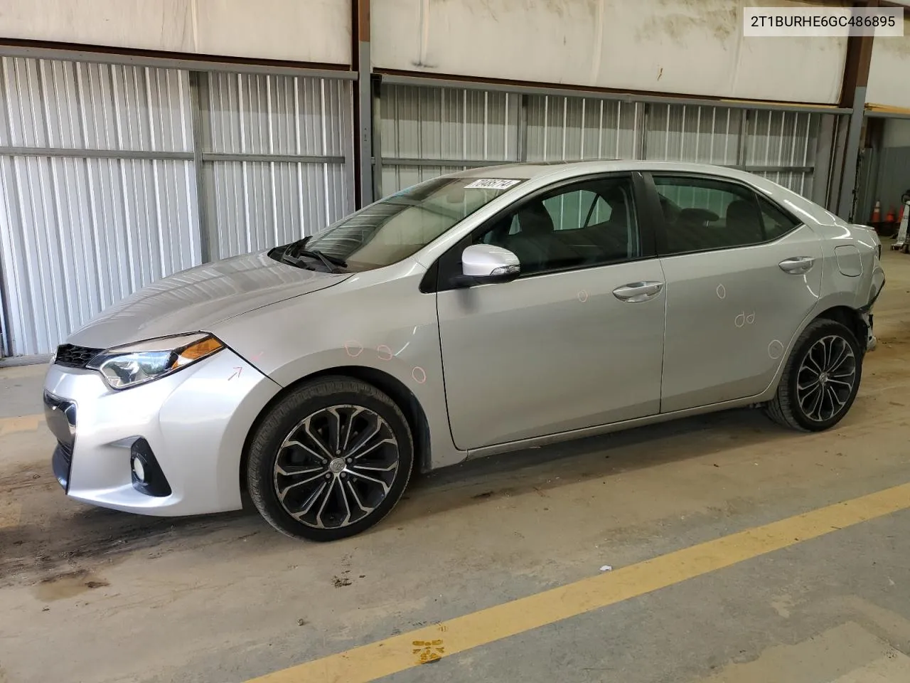 2016 Toyota Corolla L VIN: 2T1BURHE6GC486895 Lot: 70485714