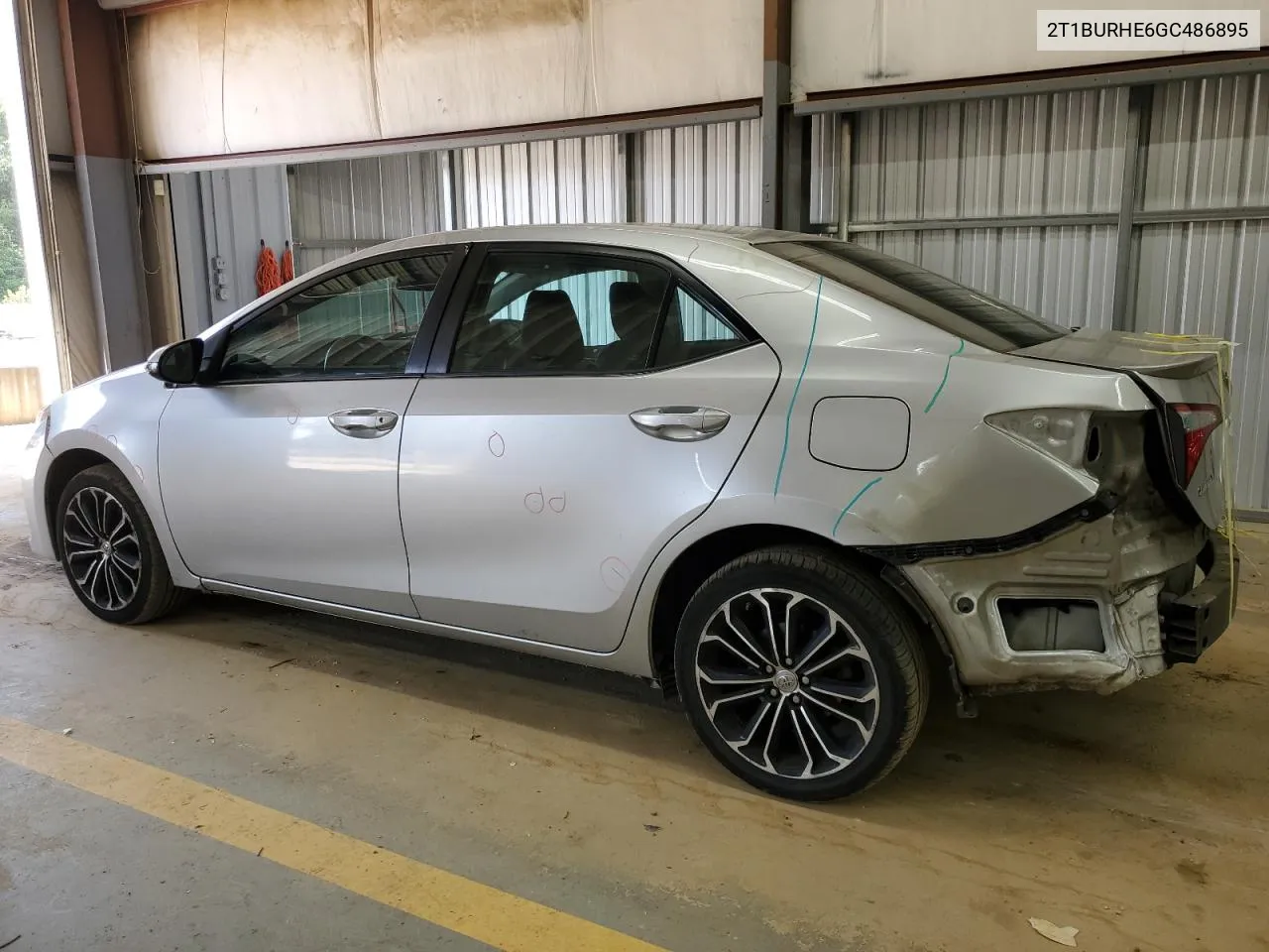 2016 Toyota Corolla L VIN: 2T1BURHE6GC486895 Lot: 70485714