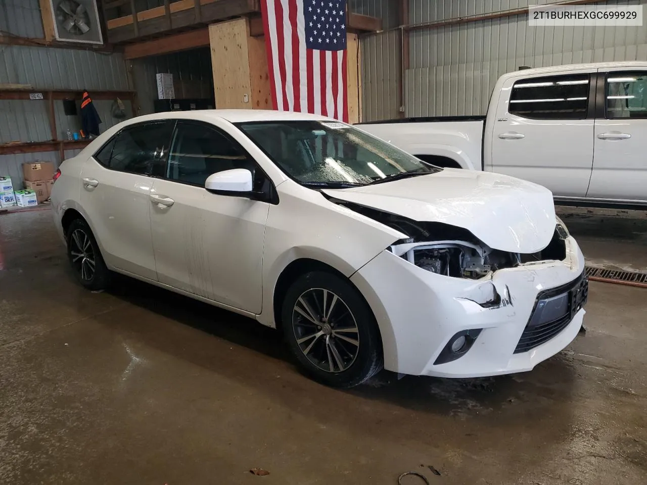 2016 Toyota Corolla L VIN: 2T1BURHEXGC699929 Lot: 70538134