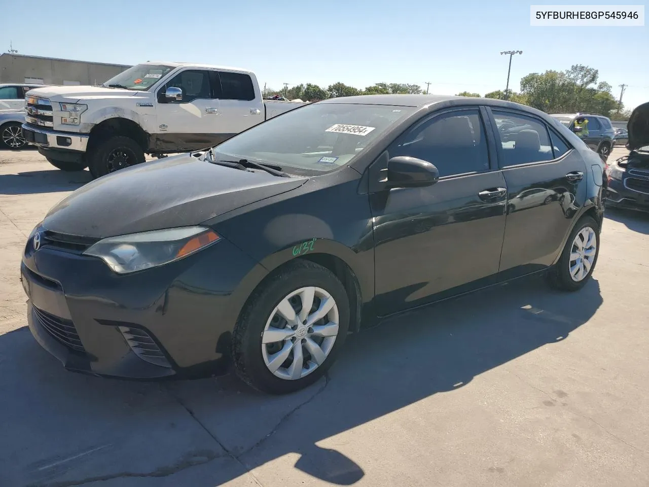 2016 Toyota Corolla L VIN: 5YFBURHE8GP545946 Lot: 70554954