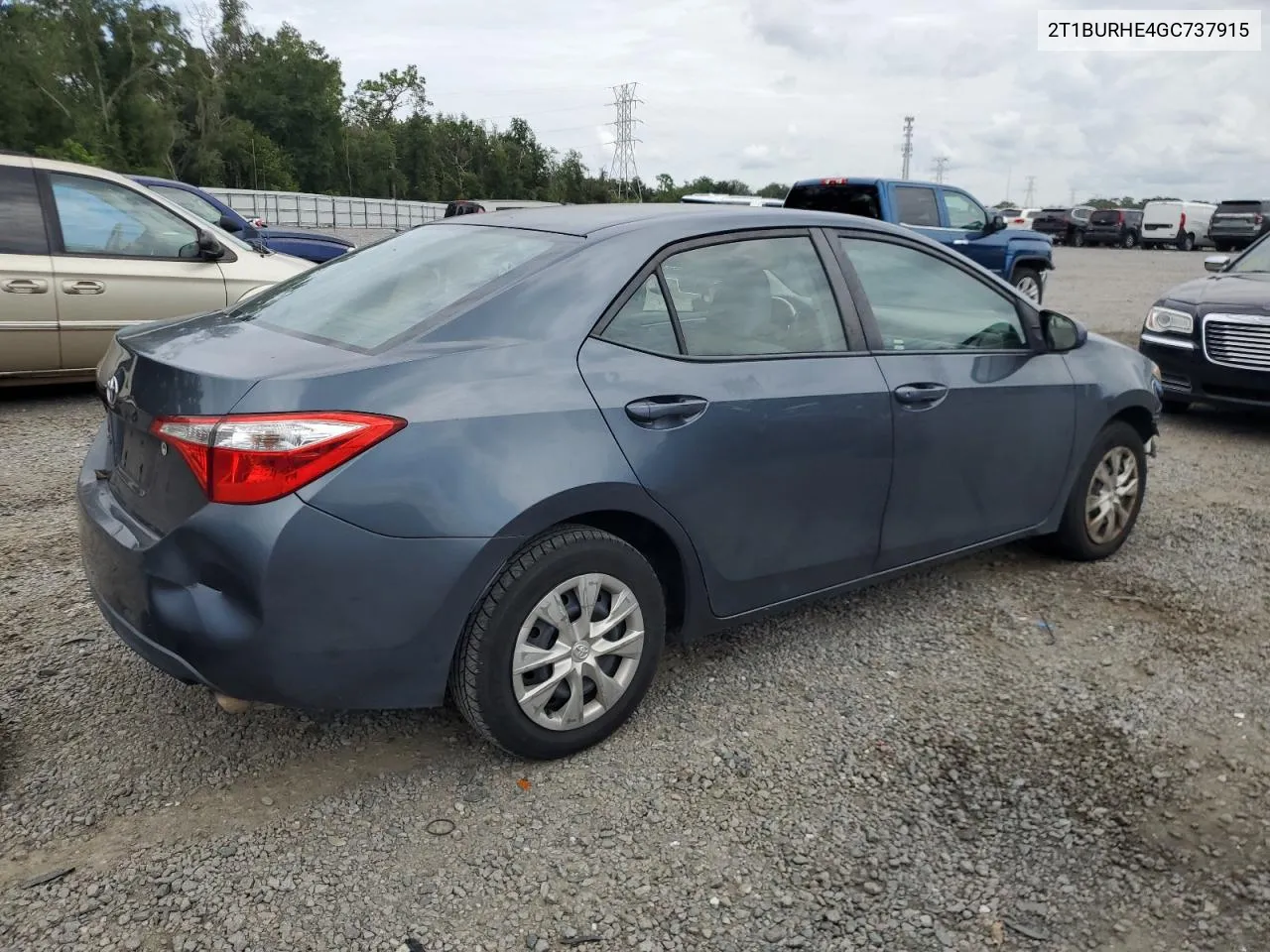 2016 Toyota Corolla L VIN: 2T1BURHE4GC737915 Lot: 70576434