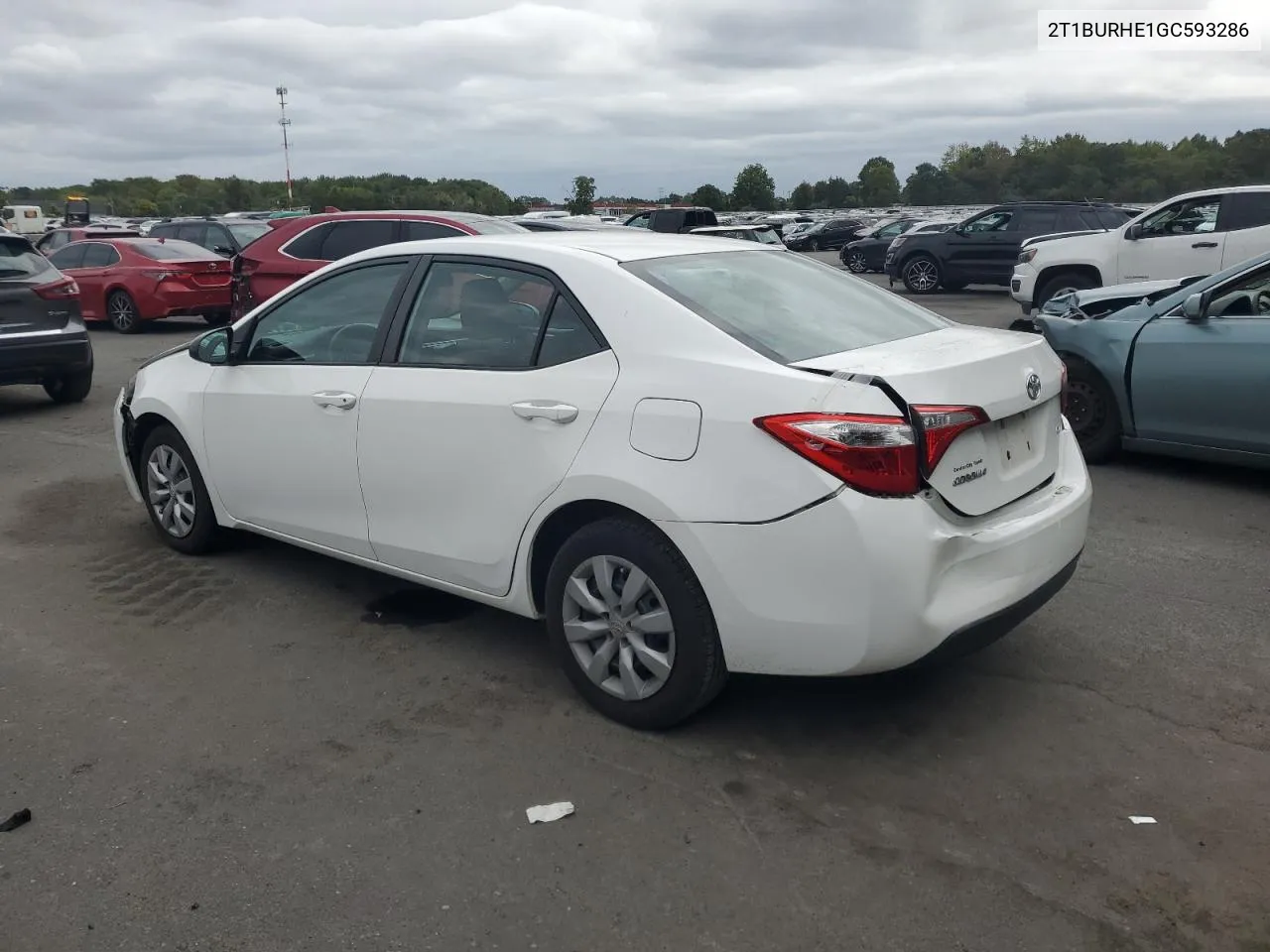 2016 Toyota Corolla L VIN: 2T1BURHE1GC593286 Lot: 70693034