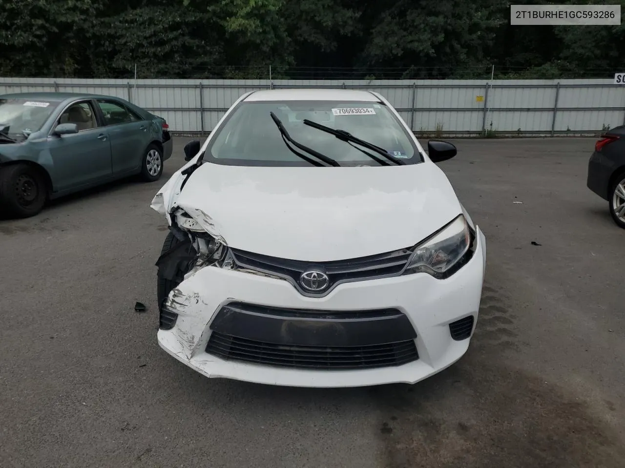 2T1BURHE1GC593286 2016 Toyota Corolla L